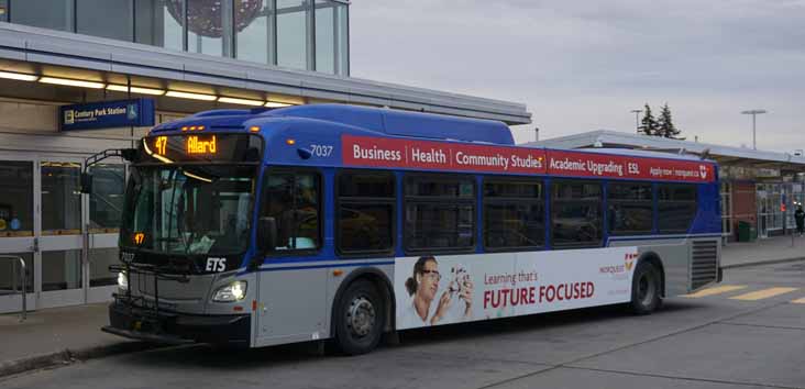 Edmonton New Flyer Xcelsior XD40 7037